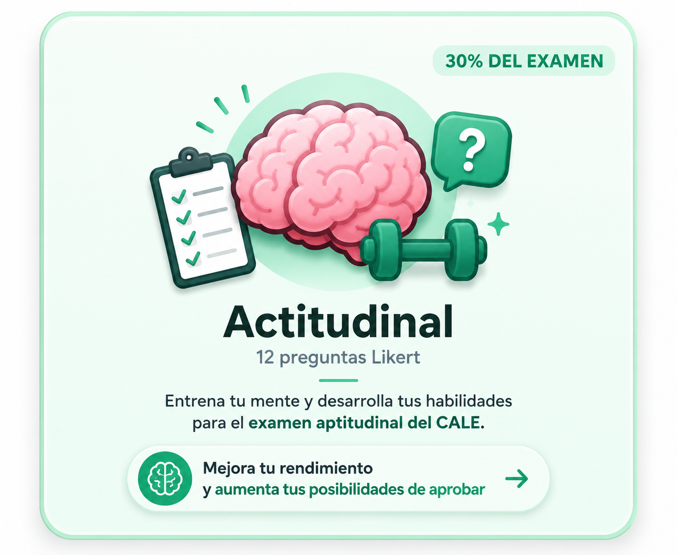 Módulo Actitudinal — 12 preguntas Likert
